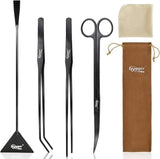 Hygger Aquarium Aquascaping Tools Kit - Black