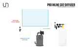 UNS Pro Inline CO2 Diffuser - 20mm (1in)