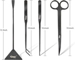 Hygger Aquarium Aquascaping Tools Kit - Black